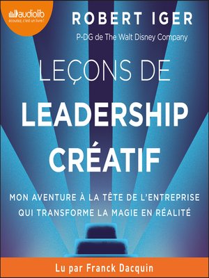 cover image of Leçons de leadership créatif